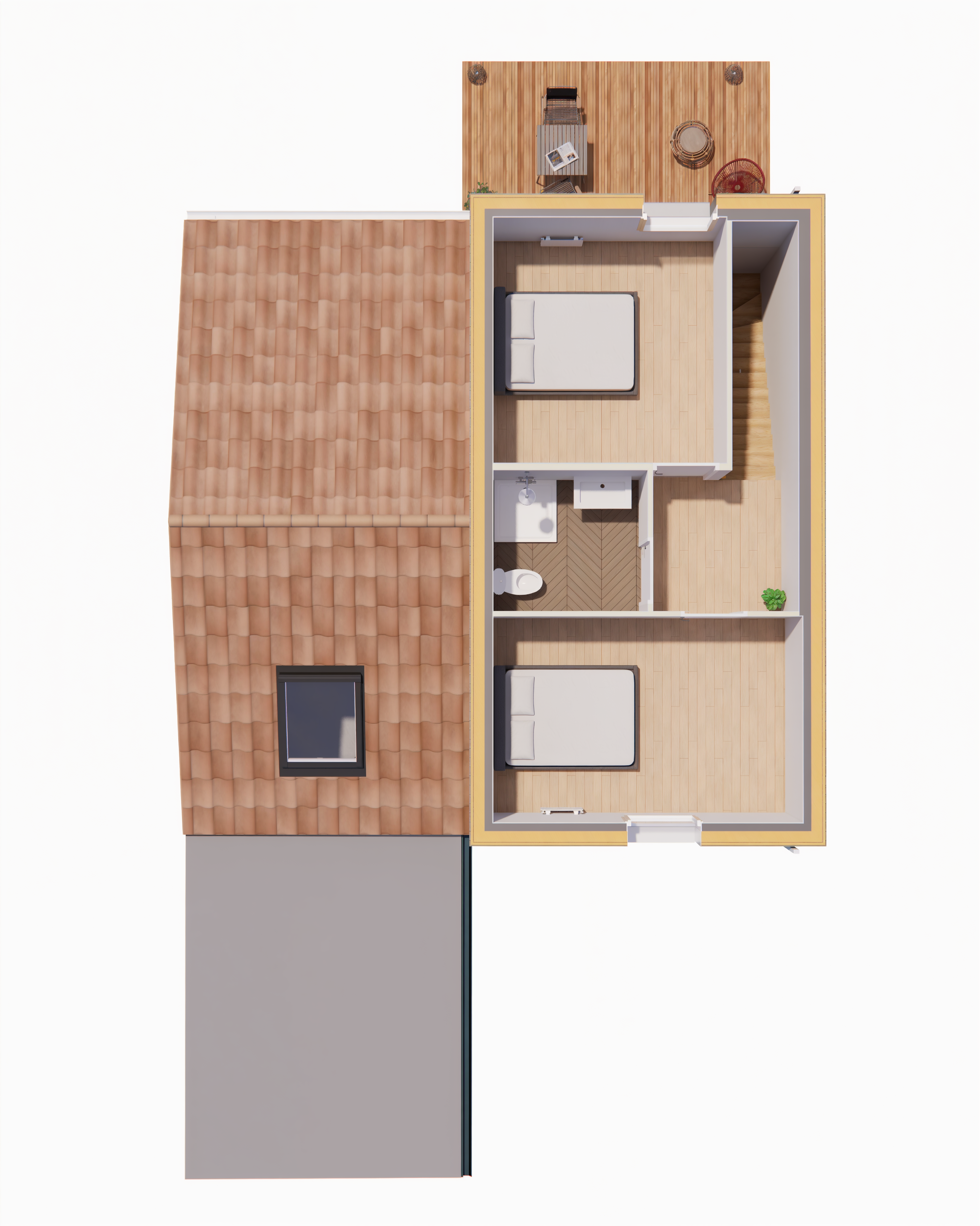 plan maison ecolutive T3 PP