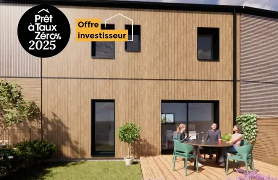 M+T maison bois etage à Saint-Nazaire