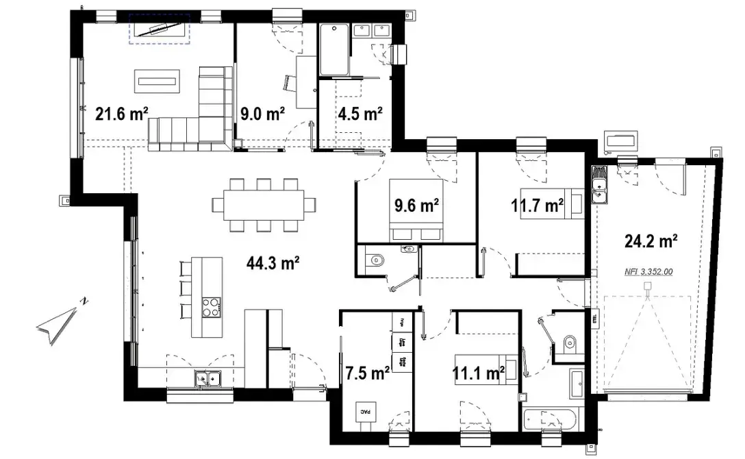 plan-maison-sur-mesure-brique-plain-pied