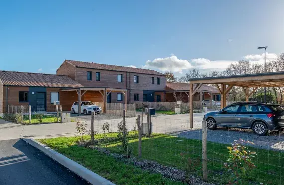 maison individuelles groupees bois operation ilettes chaumes en retz