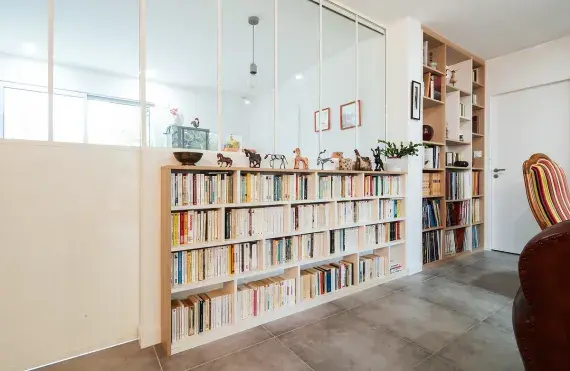bibliotheque sur mesure maison sur mesure brique orvault