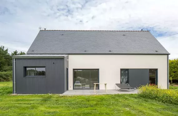 vue-face-maison-ossature-bois-plain-pied-guerande