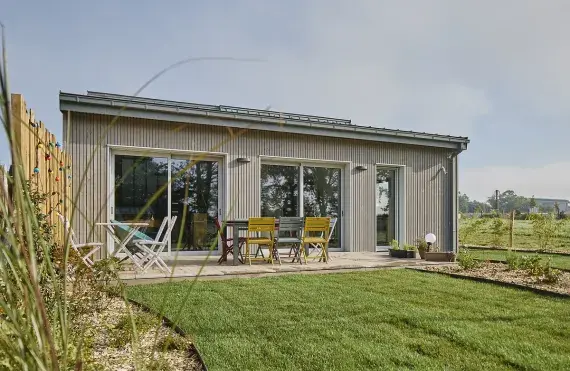 facade arriere terrasse maison sur mesure passive bois carquefou
