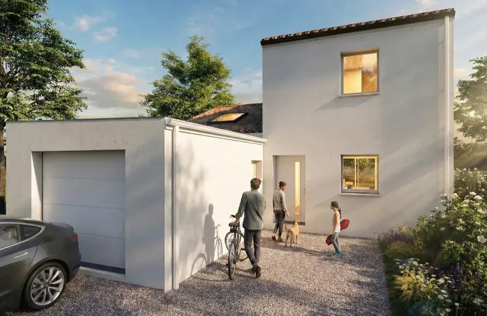 modele maison ecolutive T4 étage + garage