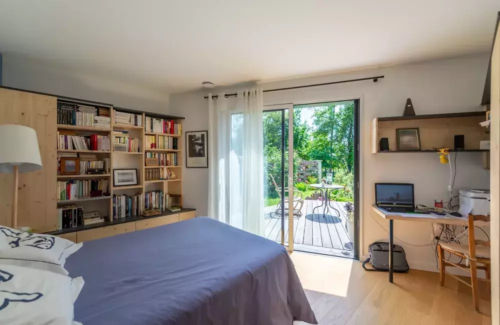 chambre-espace-bibliotheque-espace-bureau-maison-ossature-bois-bouguenais
