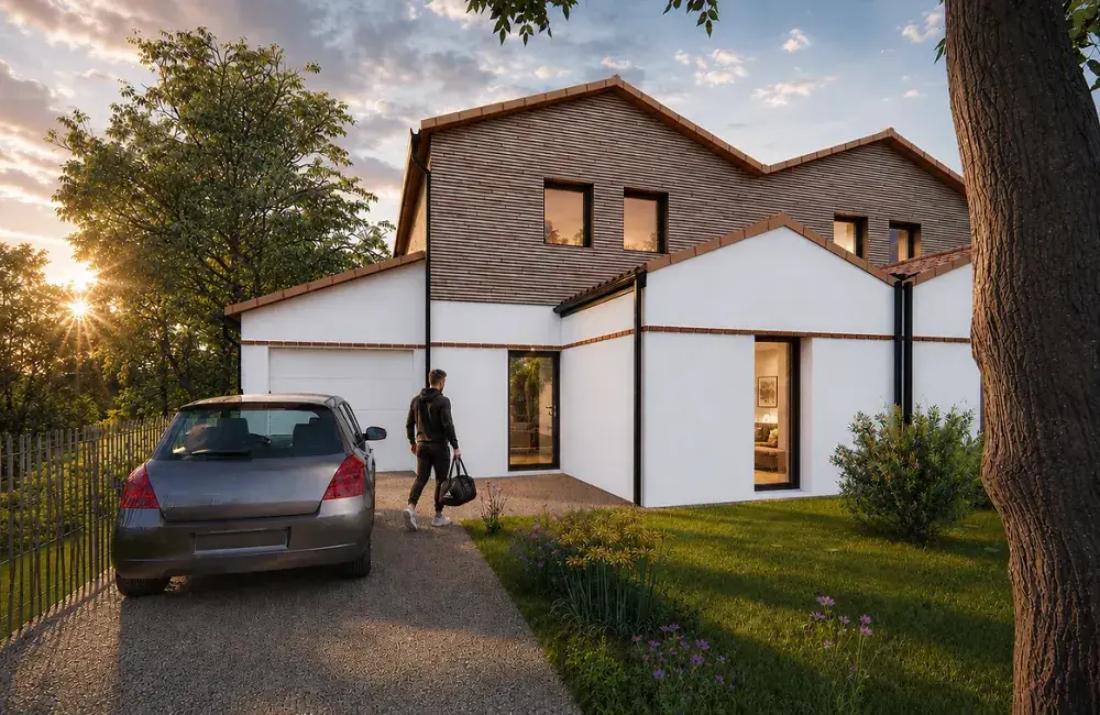 vue avant maison Les Villas du Fief Saint brevin les pins