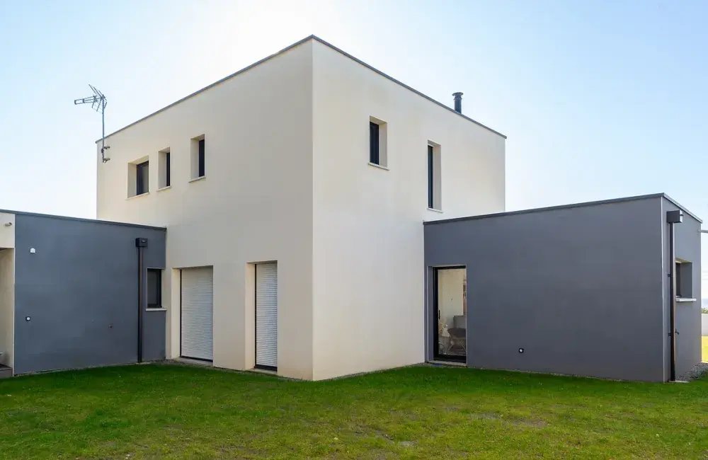 vue ensemble cote maison sur-mesure brique batz-sur-mer