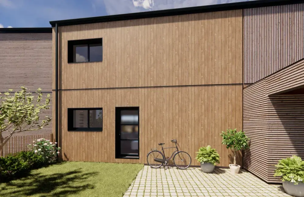 M+T maison bois etage à Saint-Nazaire