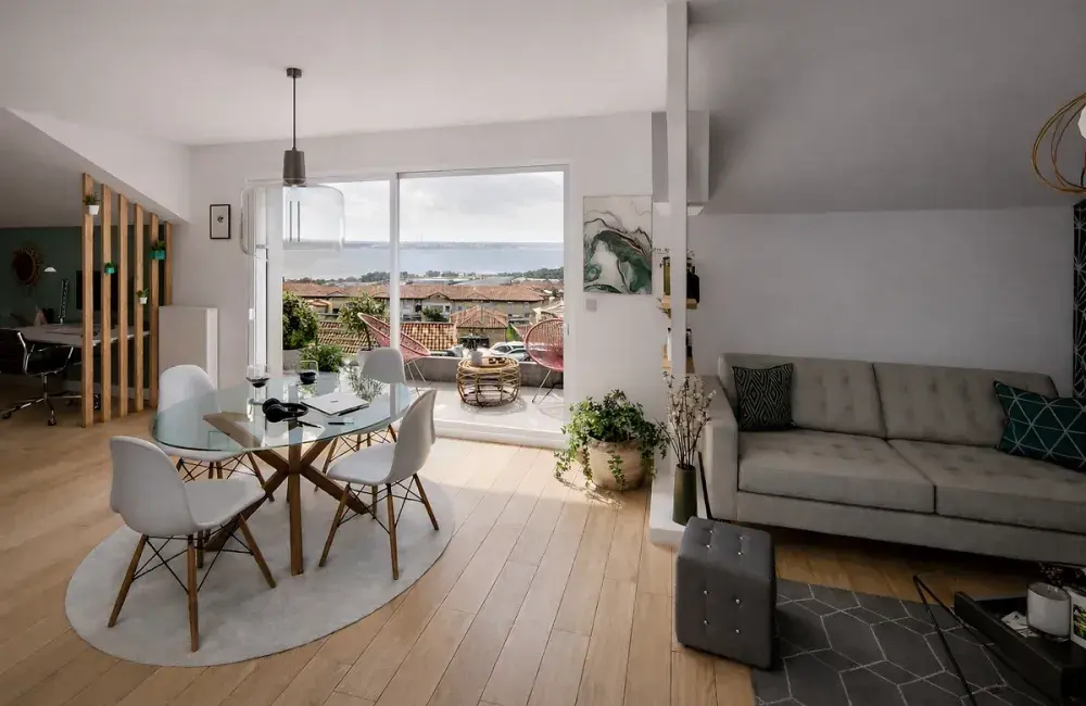 appartement piece de vie T3 R+3 mirmily saint michel 