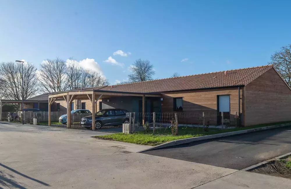 maison individuelles groupees bois operation ilettes chaumes en retz
