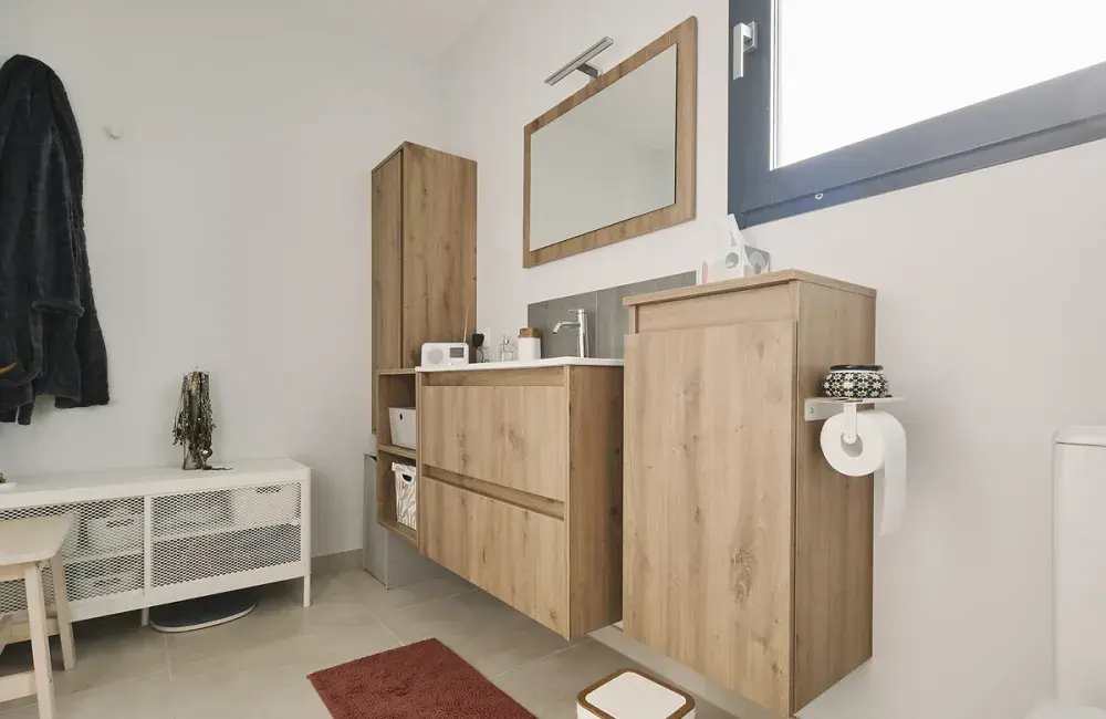 salle d'eau maison sur mesure passive bois carquefou
