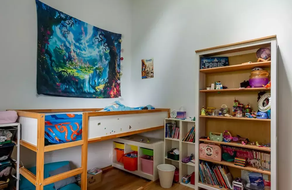 chambre enfant dans une extension en bois a saint brevin les pins